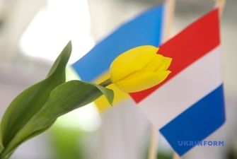 Сто тысяч тюльпанов от Нидерландов в центре Киева являются знаком дружбы - почетный консул