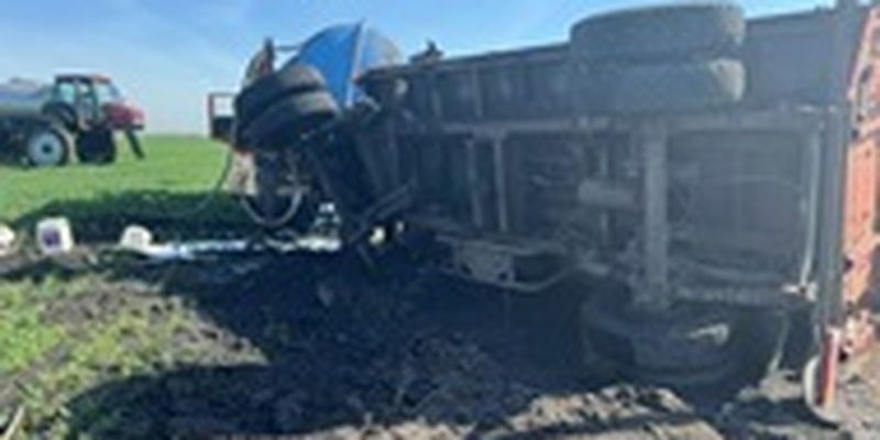 В Харьковской области на российской взрывчатке подорвались мужчина и грузовик