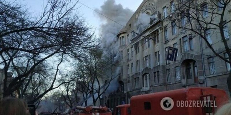 Пожар в одесском колледже: появился полный список пострадавших