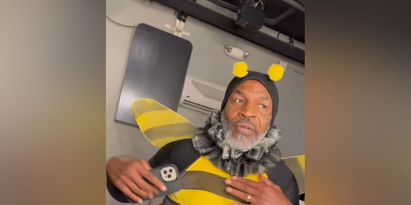 Пчелка Майк. 55-летний Тайсон станцевал в костюме насекомого