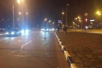 Переходил дорогу на красный свет: в Харькове Audi насмерть сбила полицейского