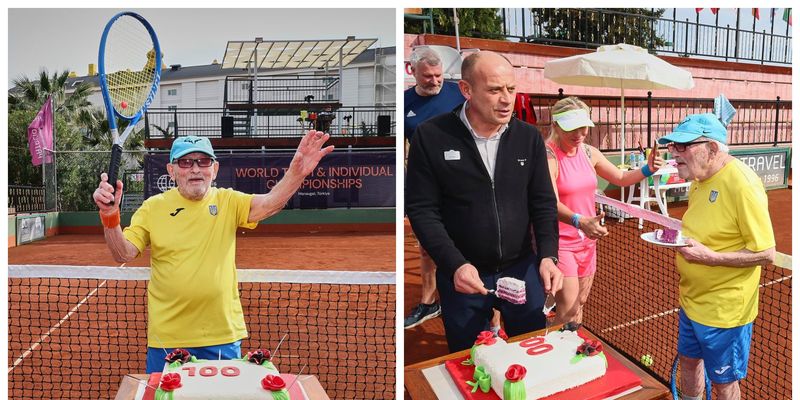 "Главное — любовь к жизни": легенде украинского тенниса исполнилось 100 лет