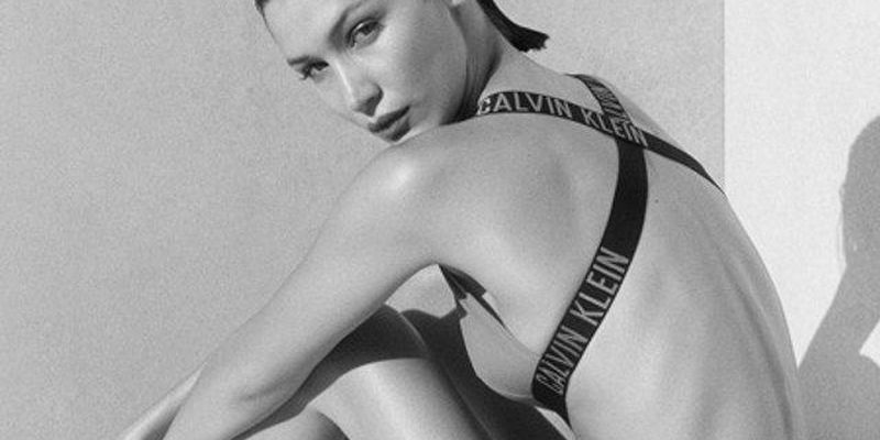 Пляжна німфа: Белла Хадід похизувалась витонченою фігурою в білизні Calvin Klein