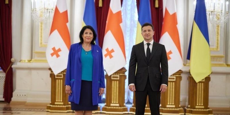 Зурабишвили пригласила Зеленского посетить Грузию 18 июля