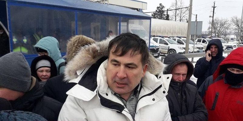 В Одессе с участием Саакашвили перекрыли трассу