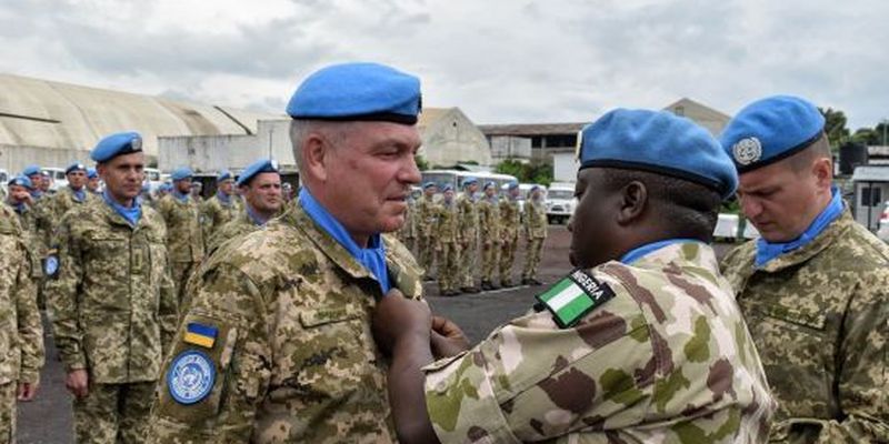 Місія ООН нагородила медалями понад 250 українських миротворців у ДР Конго