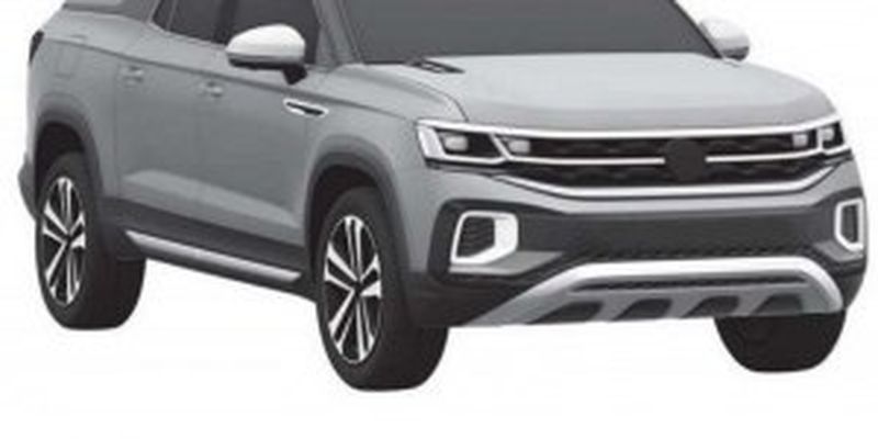 Volkswagen завел патент дизайна пикапа на основе Tiguan
