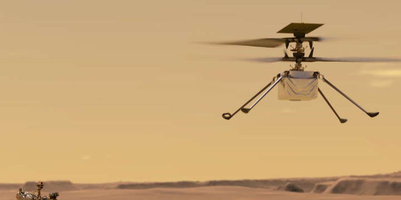 NASA назвало нову дату першого польоту вертольота на Марсі