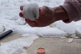 Теория заговора: техасцы снимают "фейковый снег"