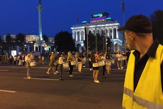 В Киеве репетируют шествие ко Дню Независимости: онлайн видео трансляция