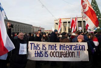 «Ні аншлюсу»: у Мінську другий день протестують проти «поглиблення інтеграції» Білорусі та Росії