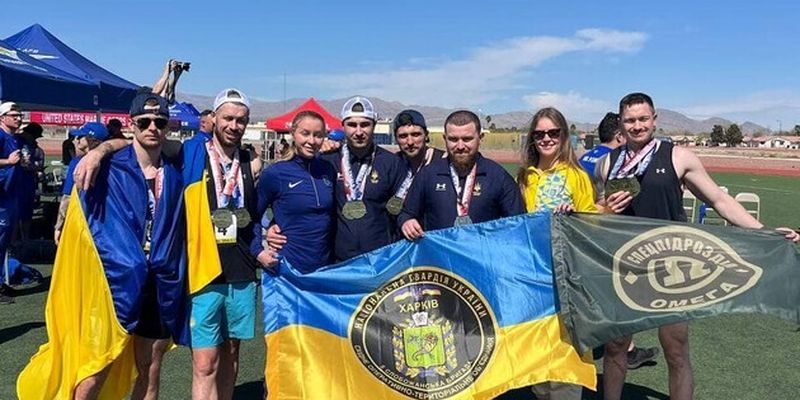 Збірна ветеранів України виграла 79 медалей на змаганнях Повітряних сил та морської піхоти США