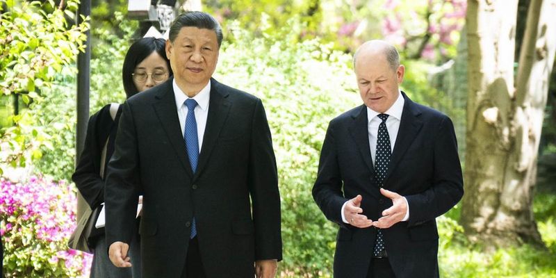 Китай пытается убедить немцев, что они слишком многим жертвуют ради Украины