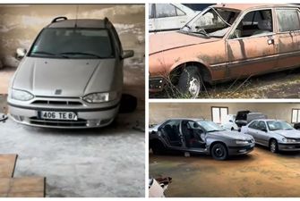 В заброшенном автосалоне Peugeot обнаружили десятки автомобилей