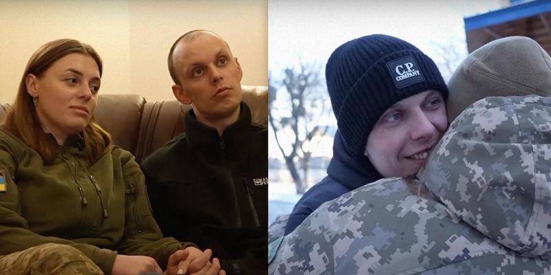 В Украине воссоединились влюбленные, попавшие в российский плен в Мариуполе