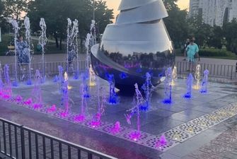 В парке «Позняки» заработал фонтан «Груша»