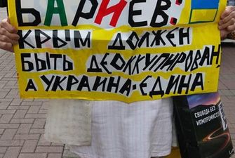 У центрі Москви відбулися пікети за деокупацію Криму: фото