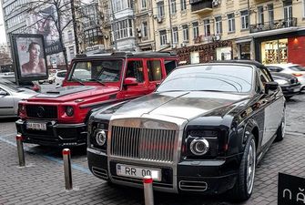 Тянет на $500 тысяч: в Киеве заметили невероятный кортеж двух авто