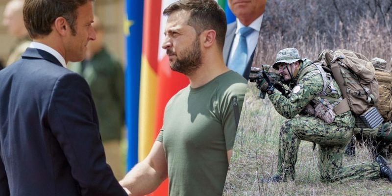 Отправка западных войск в Украину: Зеленский прокомментировал инициативу Макрона