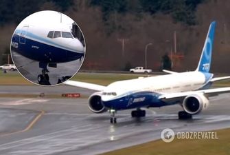 В США провели первый испытательный полет новейшего Boeing 777X: видео