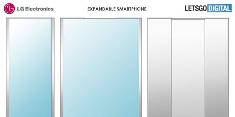 У растягивающегося смартфона LG удваивается площадь дисплея
