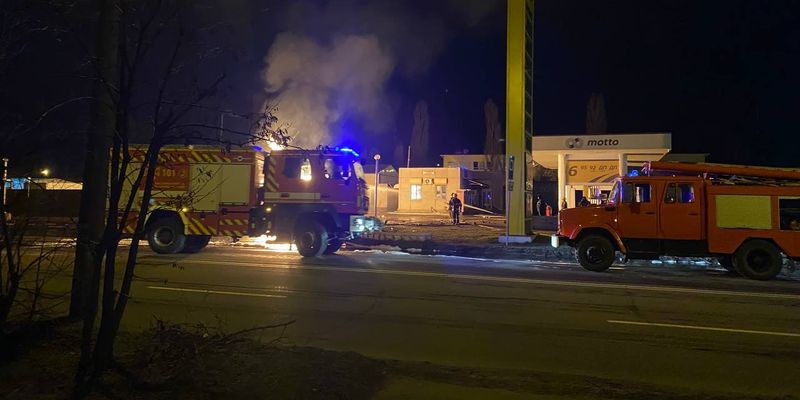 ​В Полтавской области взорвалась автозаправка: опубликованы фото и видео