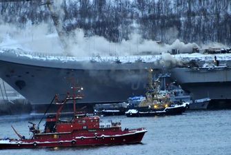 Пожежа на "Адміралі Кузнєцові" сталася через неприбрану купу сміття – ЗМІ