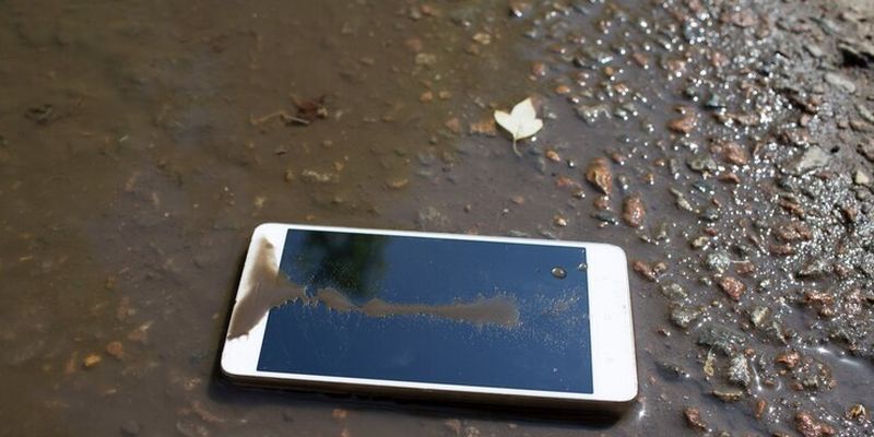 Что делать, если смартфон упал в воду: рис не поможет