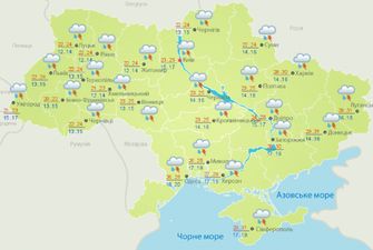 Прогноз погоди на 23 липня: в Україні дощитиме, але буде тепло