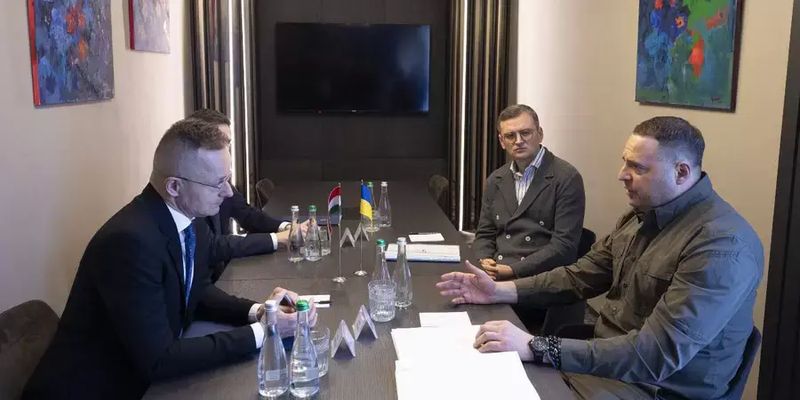 Ермак и Кулеба в Ужгороде встретились с главой МИД Венгрии Сийярто