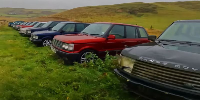 Кладбище Range Rover: сотни роскошных внедорожников ржавеют под открытым небом