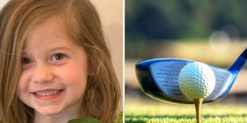 Отец во время игры в гольф случайно убил 6-летнюю дочь