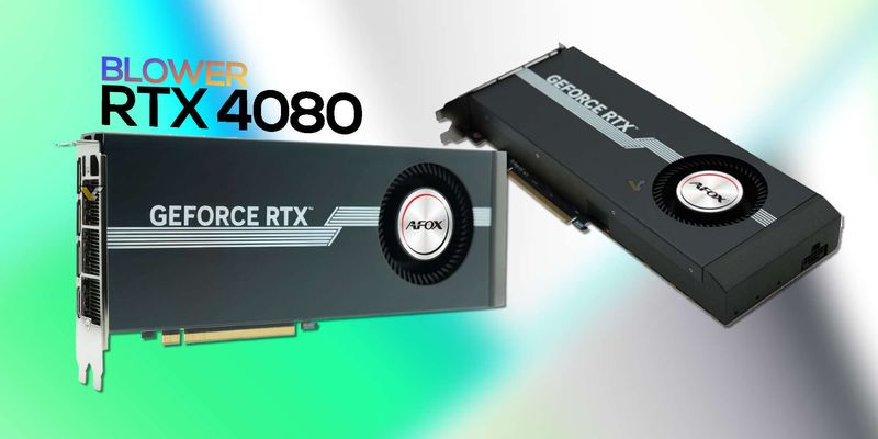 AFOX выпускает GeForce RTX 4080 с «турбинным» кулером