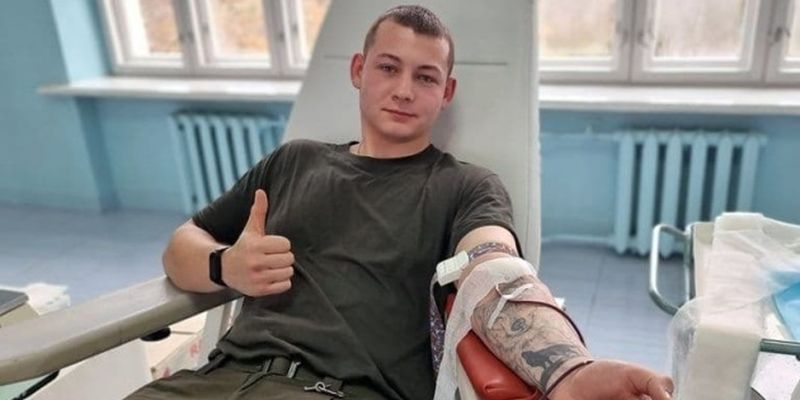 В Тернополе нацгвардейцы сдали более 10 литров крови для раненых побратимов