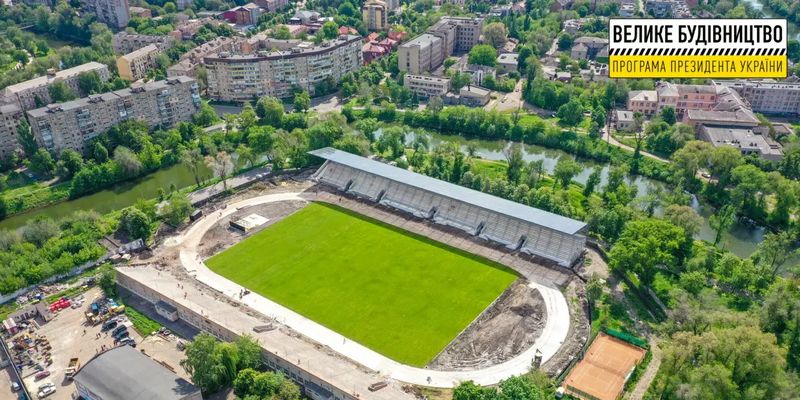 В Кривом Роге идет реконструкция стадиона "Спартак": когда закончат