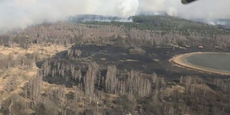 Пожежа у Чорнобильській зоні: як розповсюджуватиметься потенційно забруднена хмара – GIF
