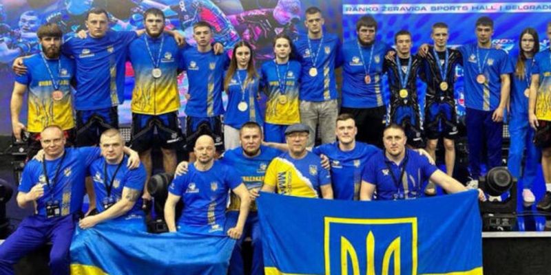 Молодежная сборная по смешанным единоборствам ММА Украины стала лучшей в Европе