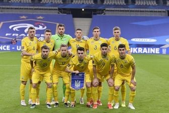 Сборная Украины сохранила 24 место рейтинга ФИФА