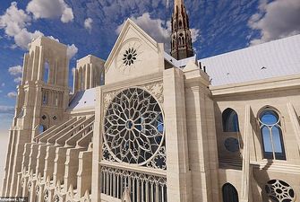 Появились цифровые изображения, которые будут использованы для возрождения собора Парижской Богоматери, который был разрушен в огне два года назад