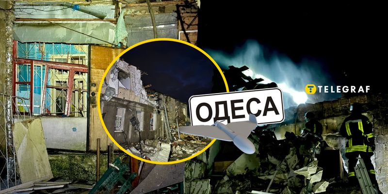 Около десятка раненых: в Одессе "шахед" повредил несколько жилых домов