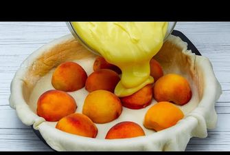 Кулинарный шедевр из слоеного теста и персиков! Любимый рецепт из кулинарной книги от Аппетитно ТВ