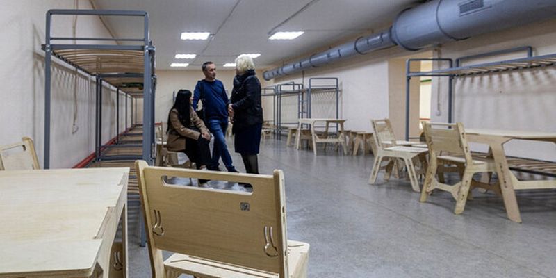 В Днепровском районе появилось укрытие с модульной мебелью - фото
