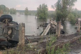 Как объехать уничтоженный молнией мост под Киевом: обнародована схема