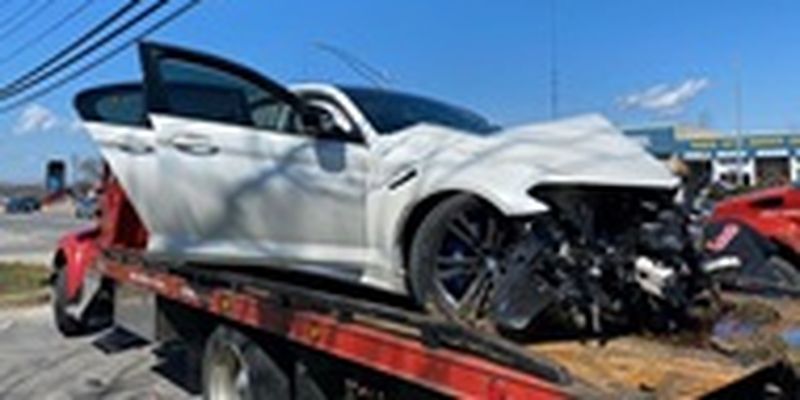 Американец разбил новую BMW M5 сразу после покупки