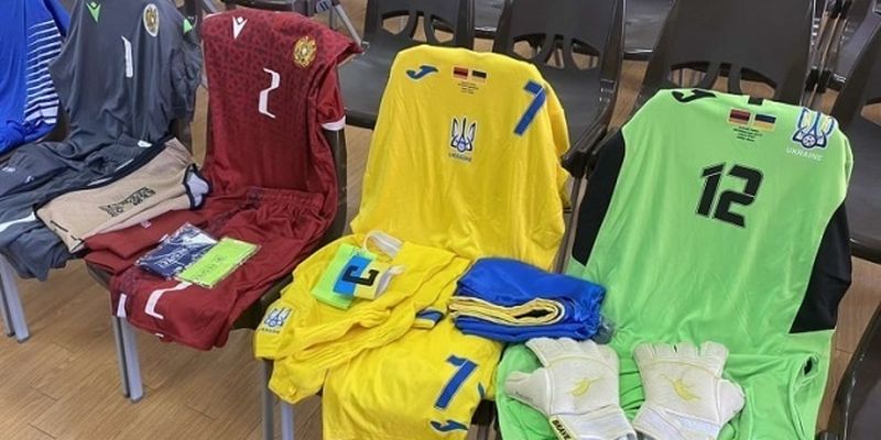Украина проведет матч Лиги наций УЕФА с Арменией в желтой форме