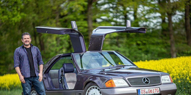 Обнаружен единственный в мире Mercedes-Benz E-Class с дверьми "крыло чайки"