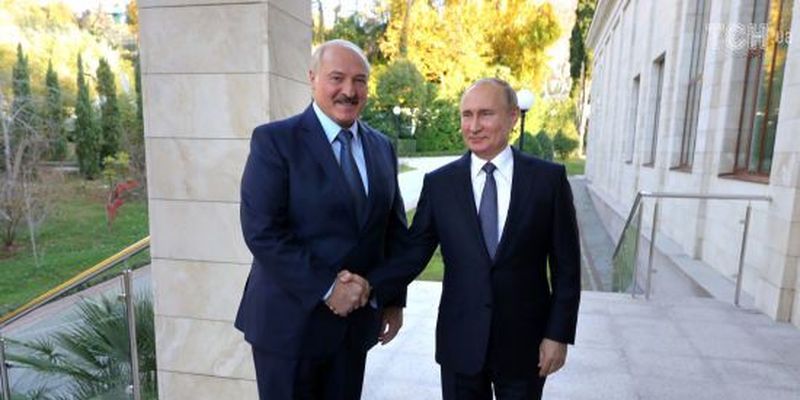 Під час зустрічі Путіна і Лукашенка вимкнулось світло