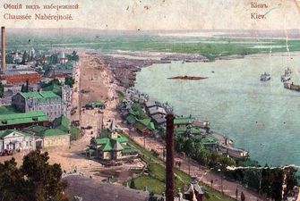 Все утопало в зелени: как выглядела Почтовая площадь в Киеве в 1900-тых годах