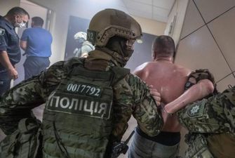 Как в Киеве задерживали "голосеевского стрелка": появилось видео от первого лица