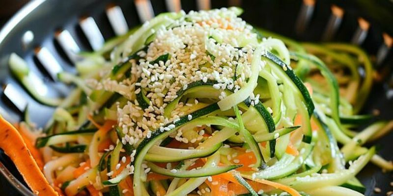 Витаминный салат из сырых кабачков по-корейски: быстрый рецепт